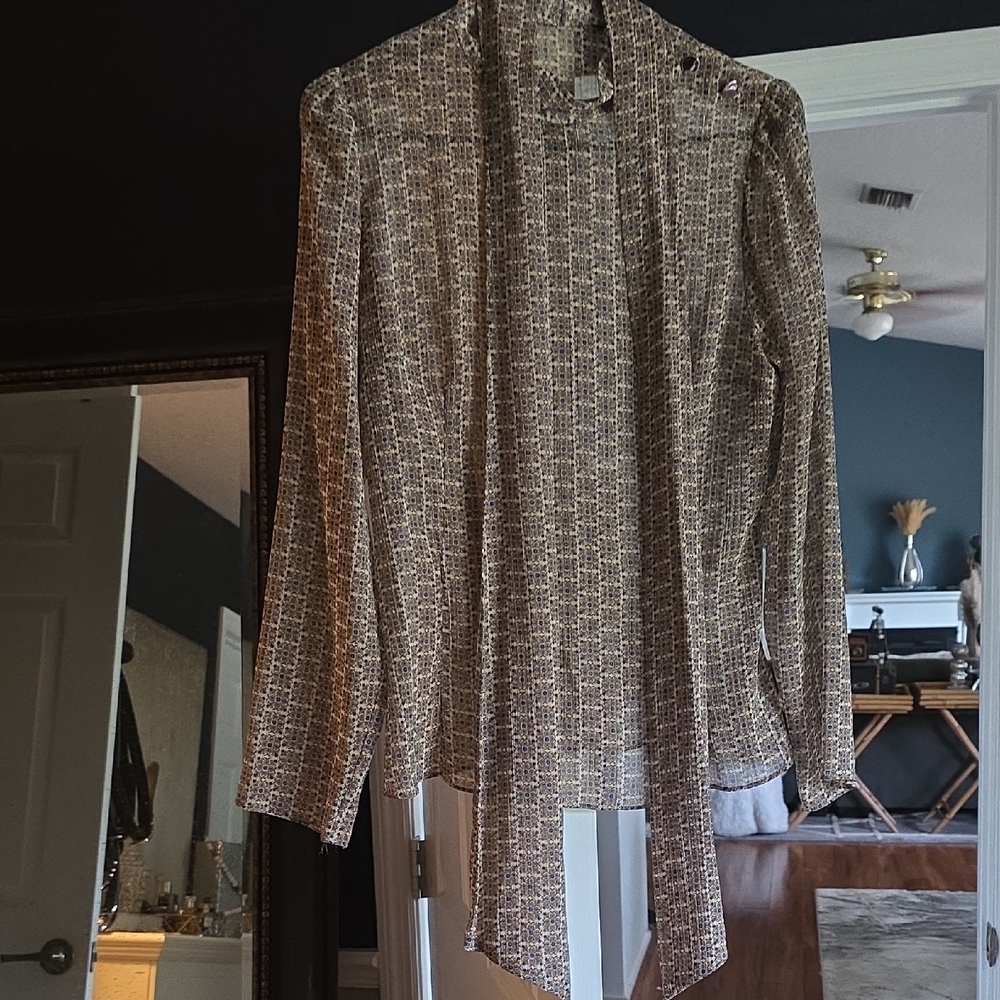 Zara Multicolor Patterned Blouse